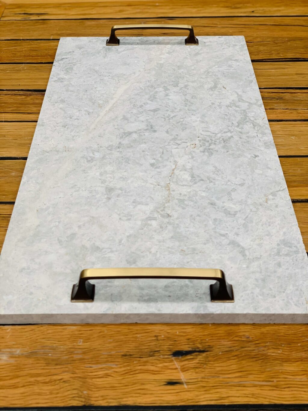 Marble serve board