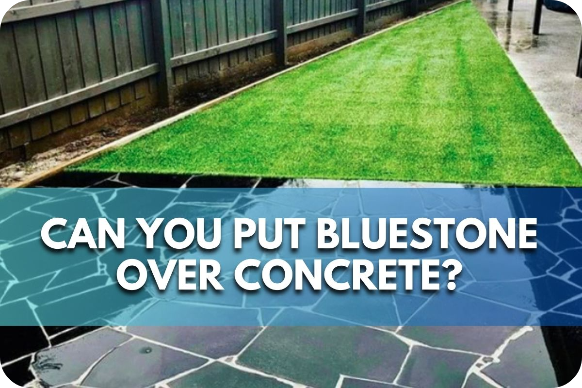 Can You Put Bluestone Over Concrete