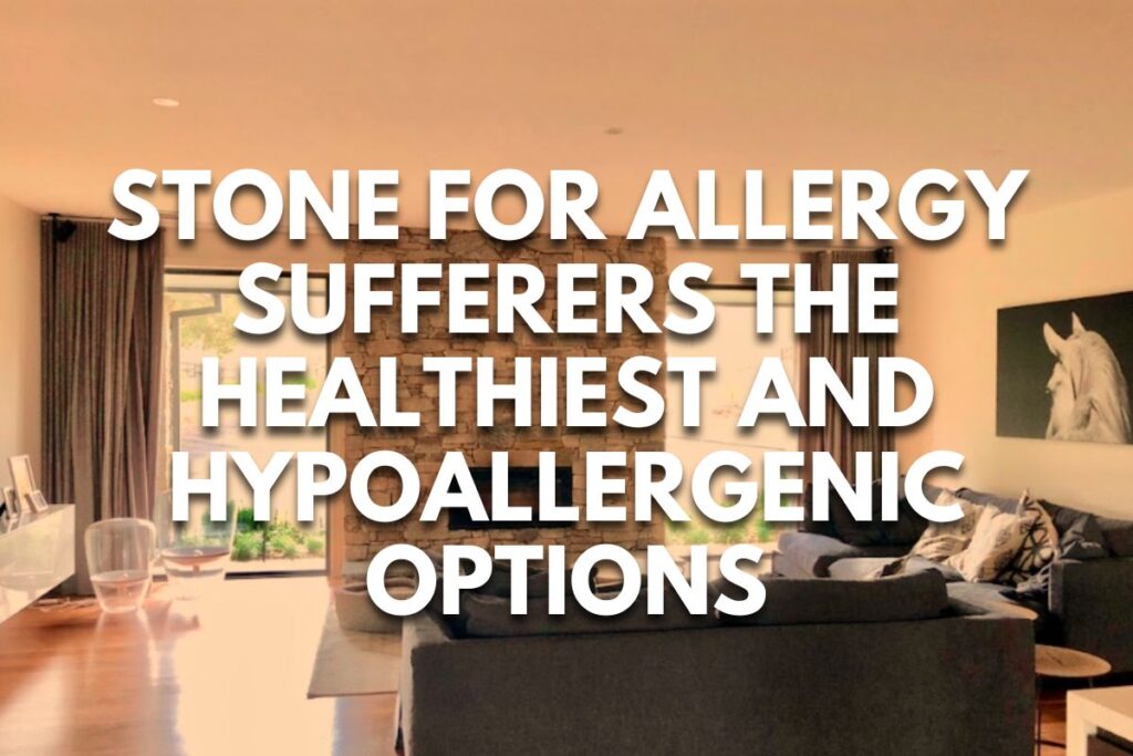 Stone for Allergy Sufferers: The Healthiest and Hypoallergenic Options