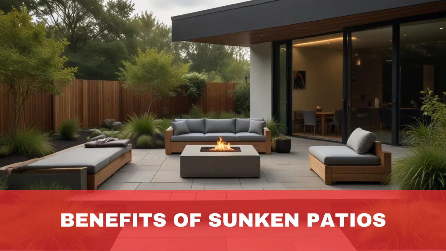 Benefits Of Sunken Patios