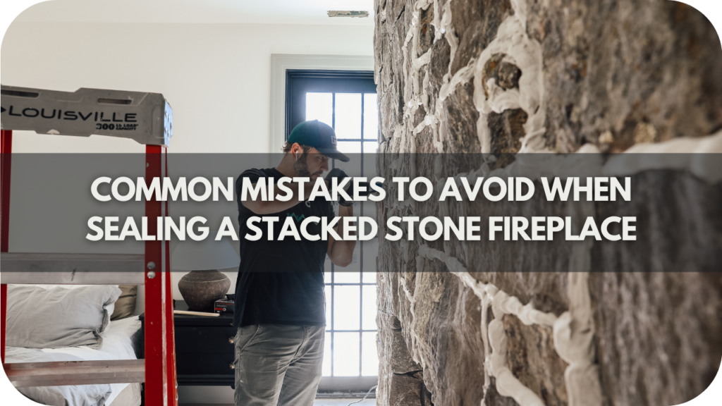 Common Mistakes to Avoid When Sealing a Stacked Stone Fireplace