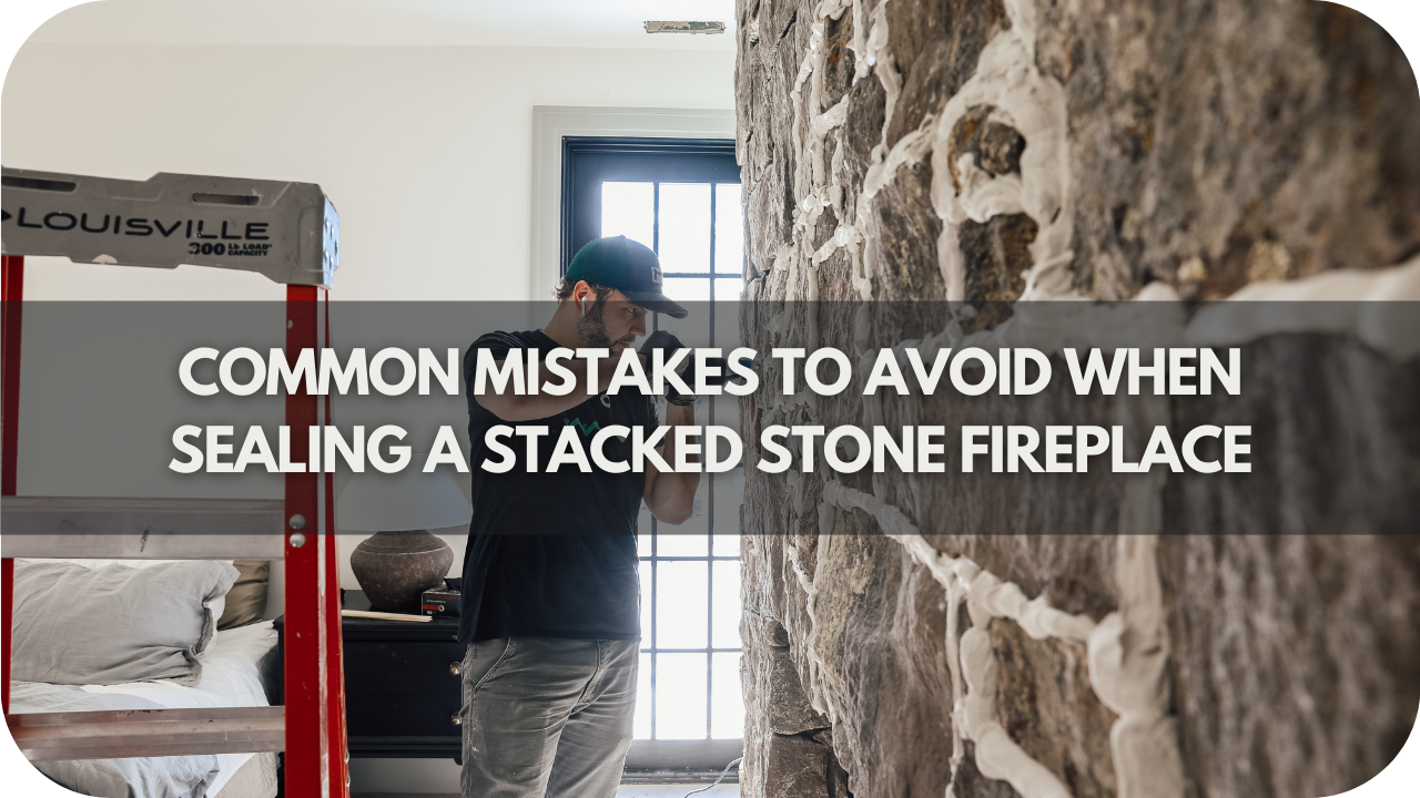 Common Mistakes to Avoid When Sealing a Stacked Stone Fireplace