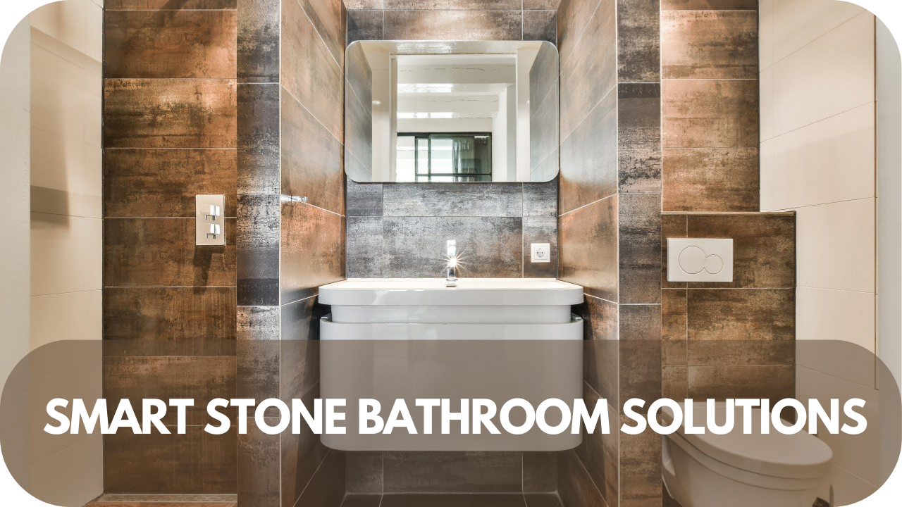 Transform your bathroom with smart stone solutions, combining sustainability and innovation for a greener, high-tech home in 2025.