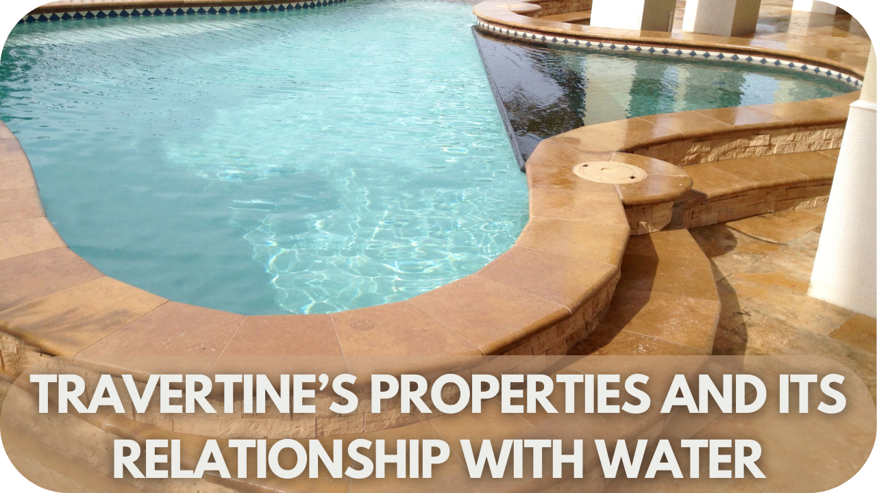 Does water harm travertine?