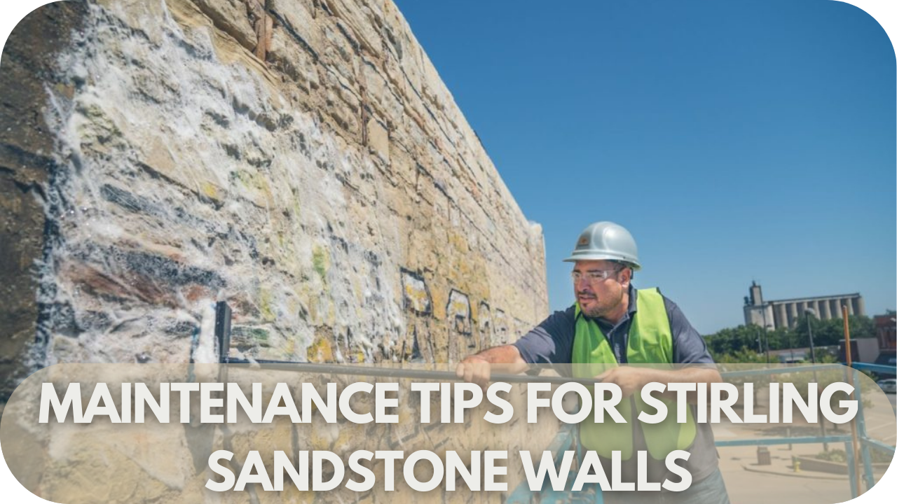 Stirling sandstone wall maintenance tips