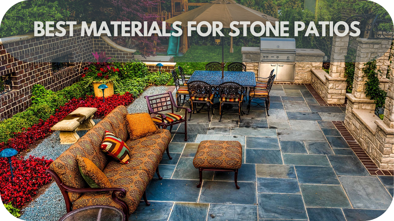 Top stone patio materials