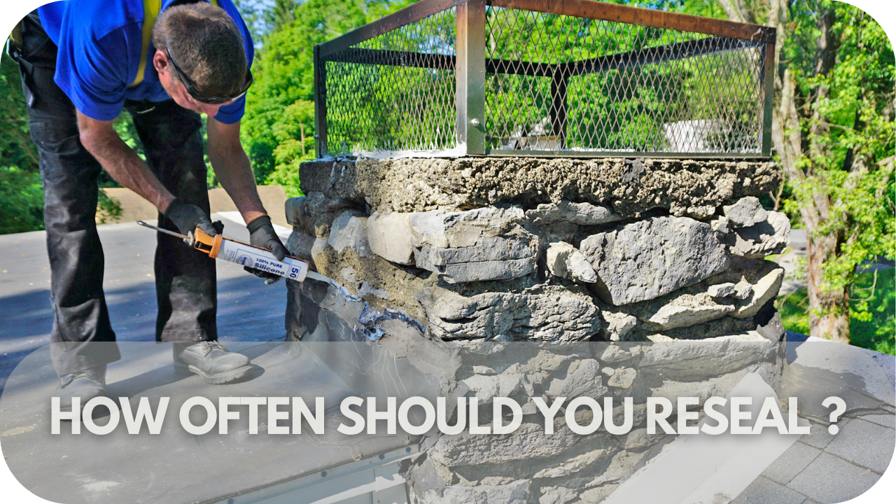 Re-sealing stacked stone frequency