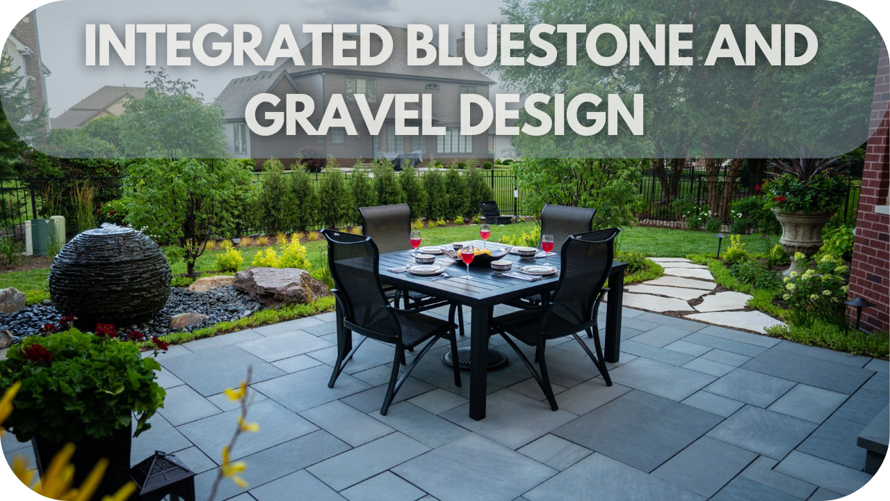 Bluestone and gravel design