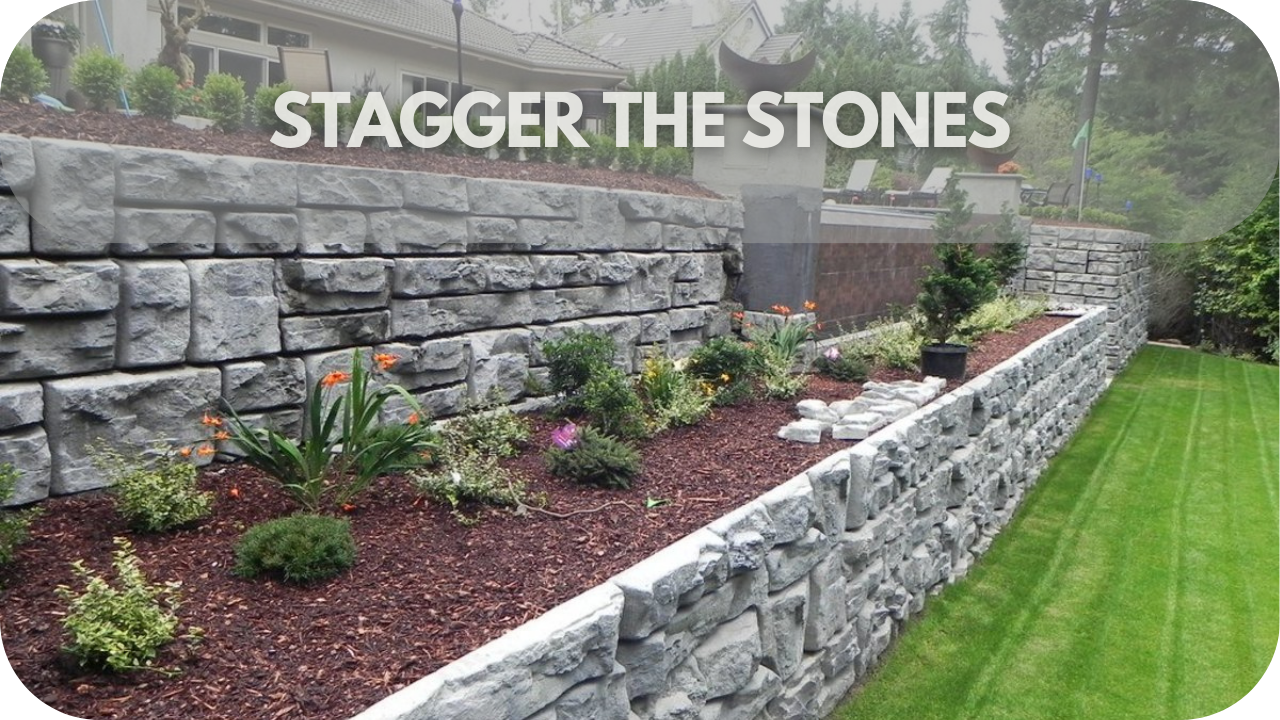 Staggering stones for stability