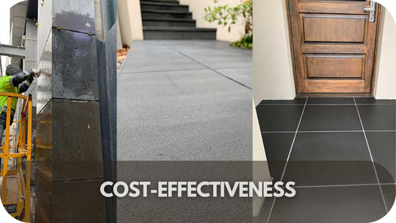 Cost-effective honed bluestone for lasting value