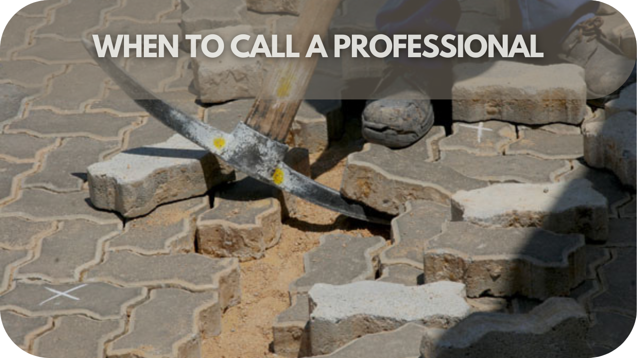 Knowing when to seek professional help for stone repairs