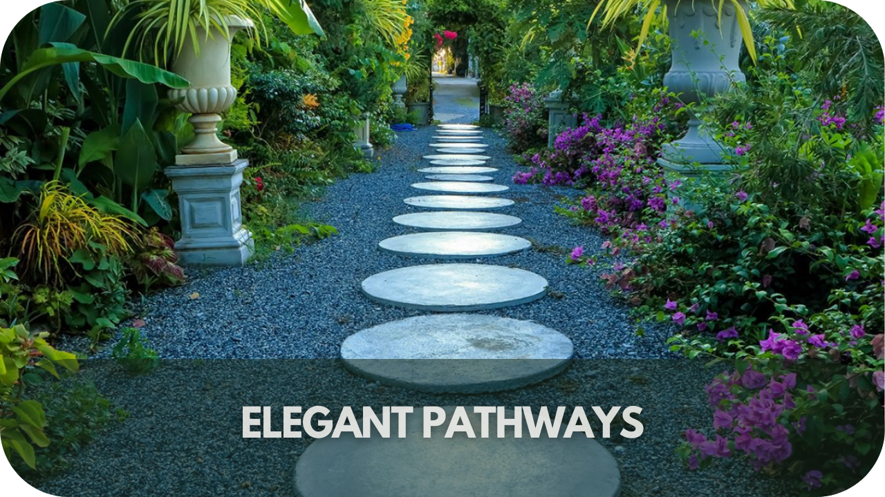 Shoreham quartz pavers for elegant pathways