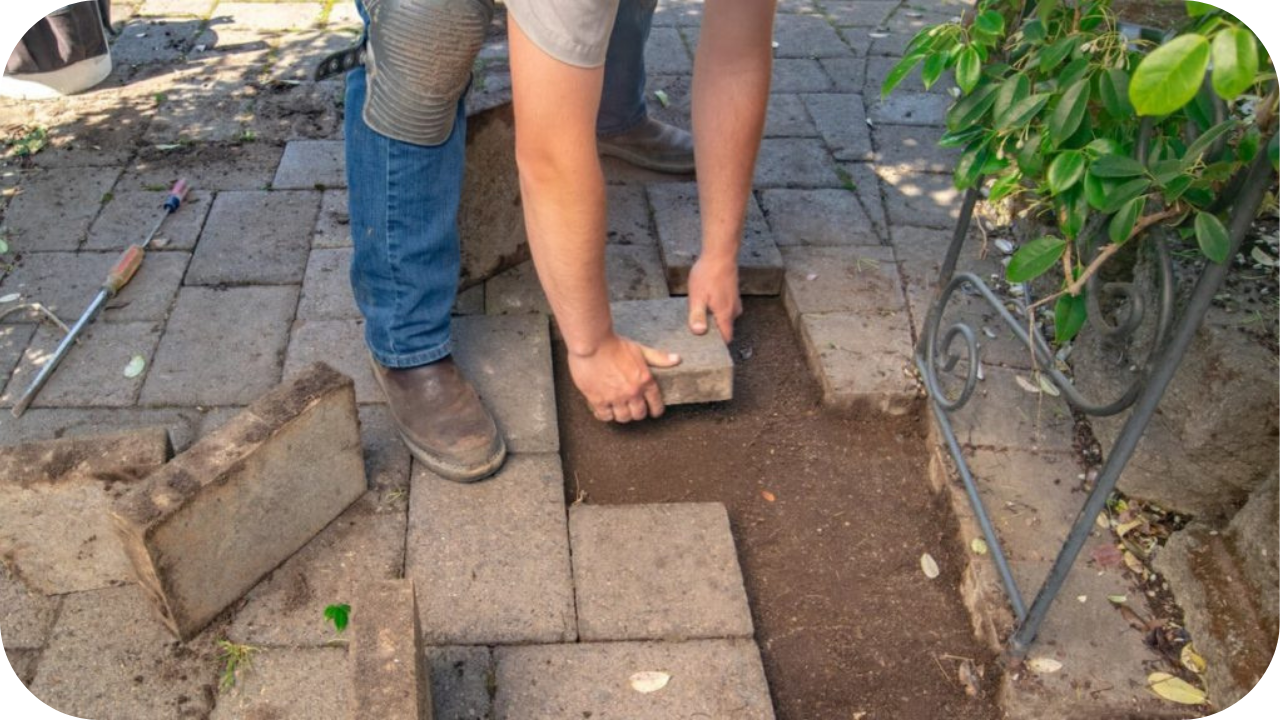 How to Replace Pavers Correctly 