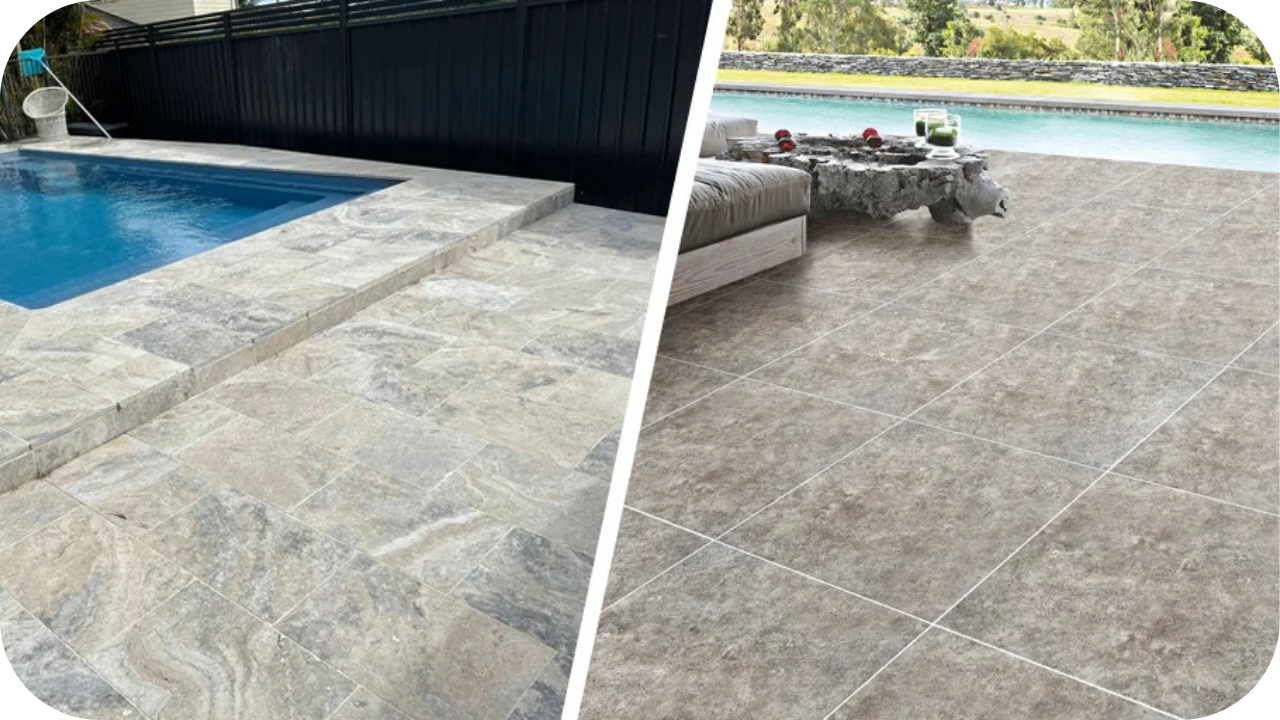 Porcelain Pavers vs Natural Stone Pavers Which is Better